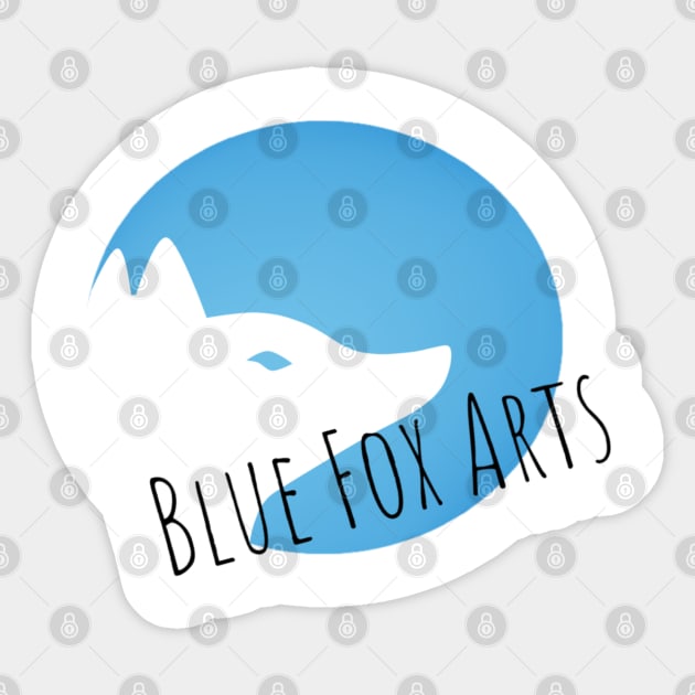 Blue Fox Arts Sticker by Articfoxo